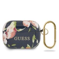 Husa Airpods Pro Guess Flower Collection Albastru
