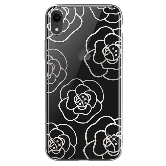 Carcasa iPhone XR Devia Camellia Silver