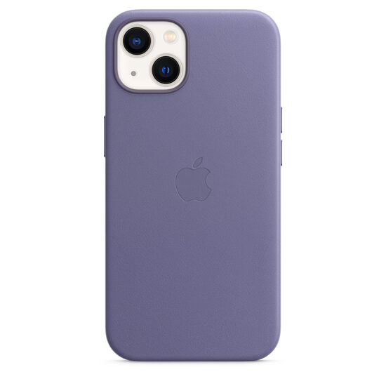 Husa Original iPhone 13 Apple Leather, MagSafe, Wisteria