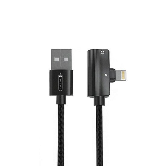 Adaptor tip cablu USB Jellico K18 Black (3.1A, 1m, audio + incarcare)
