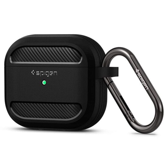 Husa Airpods 3 Spigen Rugged Armor Matte Black