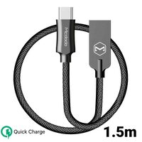 Cablu Type-C Mcdodo Knight 1.5m, QC4.0 Black