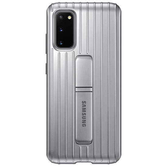 Husa Originala Samsung Galaxy S20 Protective Standing Silver