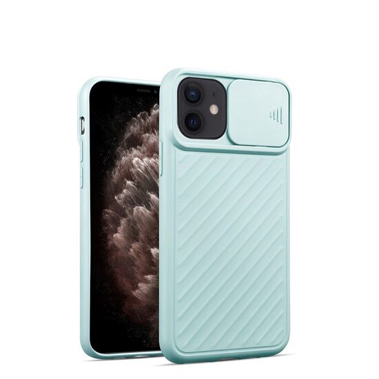 Husa iPhone 12 Mini Just Must Camo Sky Blue