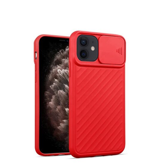 Husa iPhone 12 Mini Just Must Camo Red