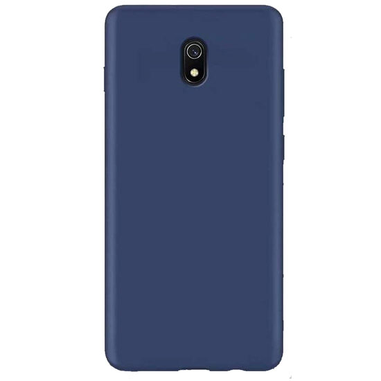 Husa Xiaomi Redmi 8A Lemontti Silicon Silky Albastru Inchis