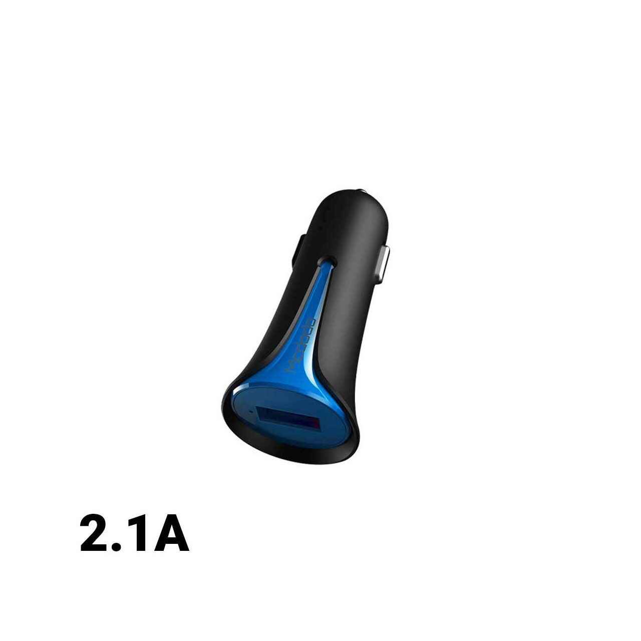 Incarcator Auto 2.1A Mcdodo USB Black Mask Blue