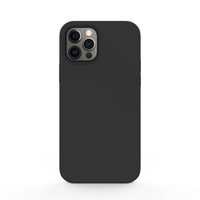 Husa iPhone 12 Pro Max Lemontti Liquid Silicon Black