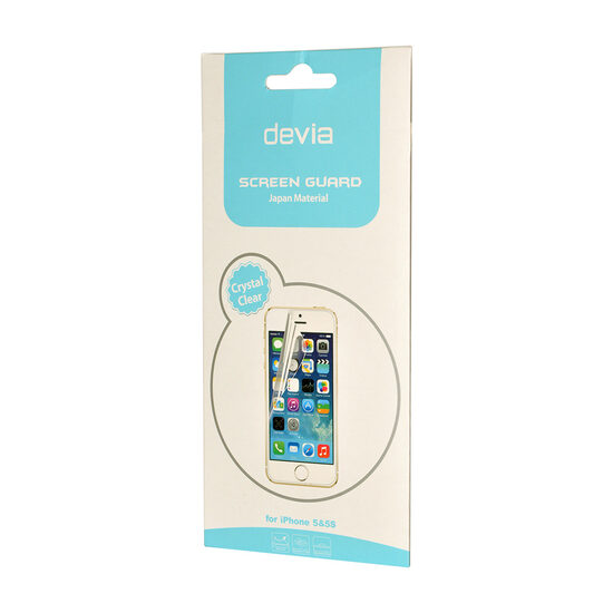 Folie iPhone SE/5S Devia Original Pet Black (1 fata clear si 1 spate opac)