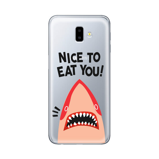 Husa Samsung Galaxy J6 Plus Lemontti Silicon Art Nice To Eat You