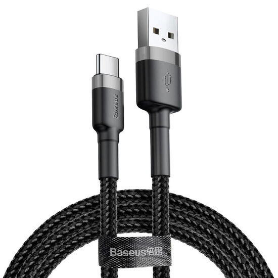 Cablu Type-C Baseus Cafule Series Gray & Black