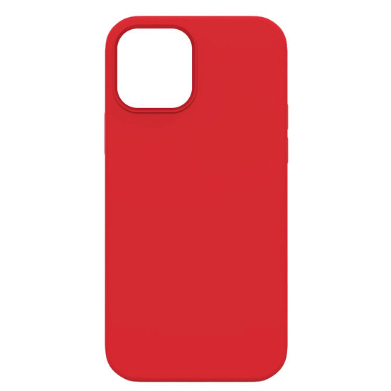 Husa iPhone 12 / 12 Pro Lemontti Silicon Silky Rosu