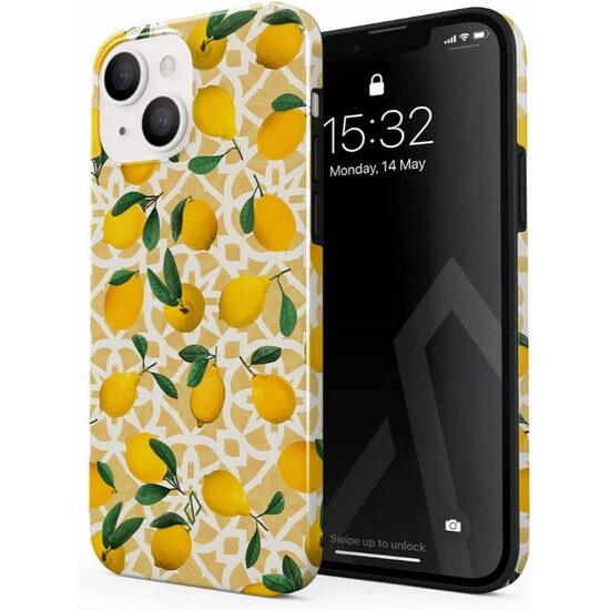 Husa iPhone 14 Burga Dual Layer Lemon Juice