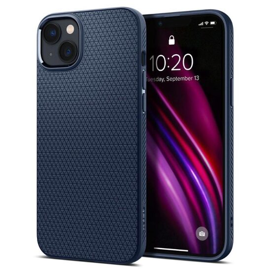 Husa iPhone 14 Spigen Liquid Air Navy Blue