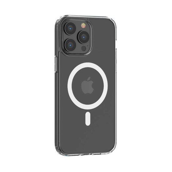 Husa iPhone 14 Pro Devia Pure MagSafe Shockproof Clear