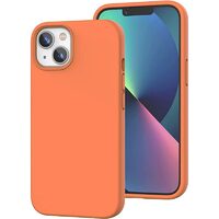 Husa iPhone 13 Devia Silicon Nature Series Orange
