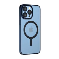 Husa iPhone 14 Devia Glimmer Series Magnetic Blue