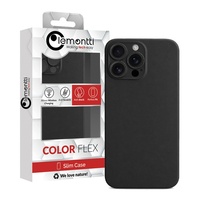 Lemontti Husa Silicon Soft Slim iPhone 15 Pro Negru