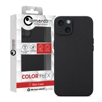 Lemontti Husa Silicon Soft Slim iPhone 15 Negru