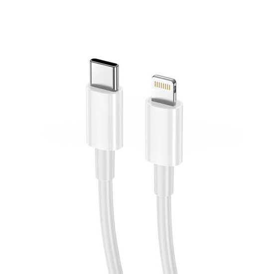 Prestico Cablu T5 Type-C la Lightning Fast Charge, PD, 1m, Alb