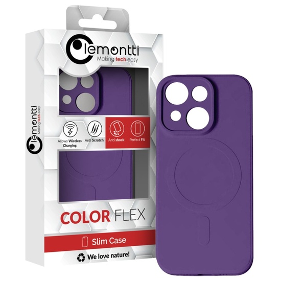 Lemontti Husa Silicon iPhone 15 Plus MagSafe Mov