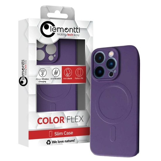 Lemontti Husa Silicon iPhone 15 Pro MagSafe Mov