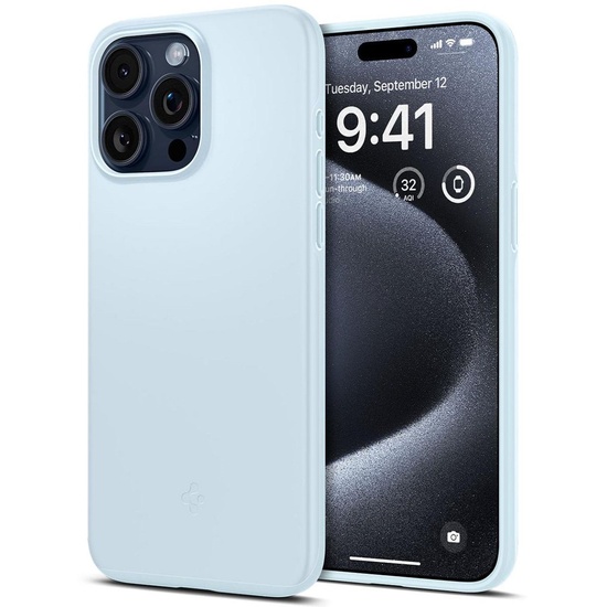Spigen Husa Thin Fit iPhone 15 Pro Mute Blue