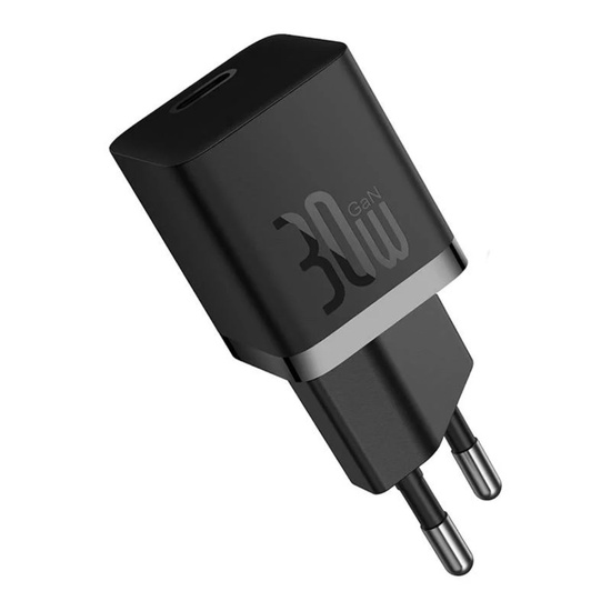 Baseus Incarcator Retea GaN5 Mini Fast Charger, USB-C, 30W, Negru
