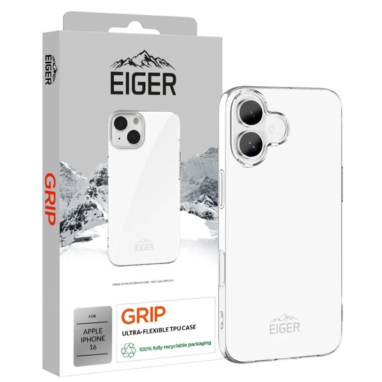 Eiger Husa Grip iPhone 16 Clear