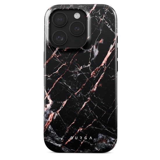 Burga Husa Dual Layer Rose Gold Marble iPhone 16 Pro Max