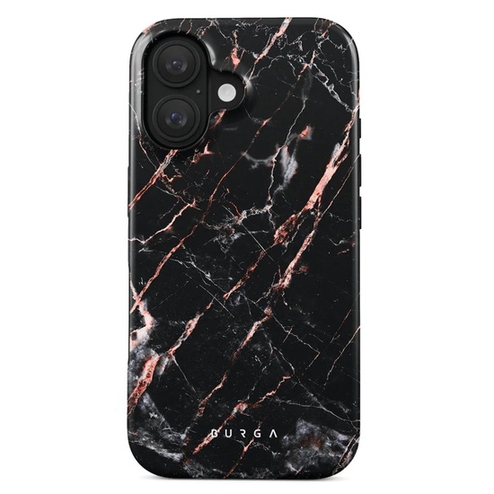 Burga Husa Dual Layer Rose Gold Marble iPhone 16