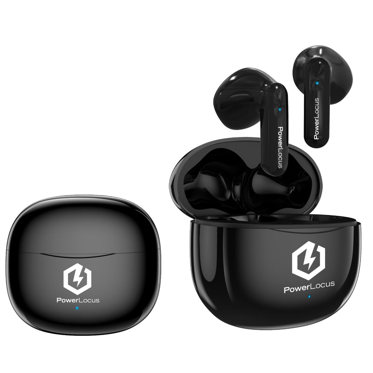 PowerLocus Casti True Wireless Bluetooth Vibe Black