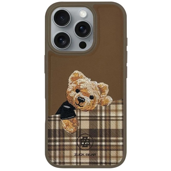 Zuck Bear Husa Darren MagSafe iPhone 16 Pro Max Auriu