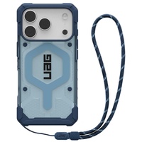 UAG Husa Pathfinder Clear MagSafe iPhone 17 Pro Max Blues Lanyard
