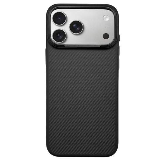 Comma Husa Kevlar Magnetic Shockproof iPhone 17 Pro Max Negru