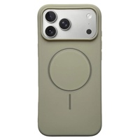 Husa Silicon Velvet Magsafe iPhone 17 Pro Alb