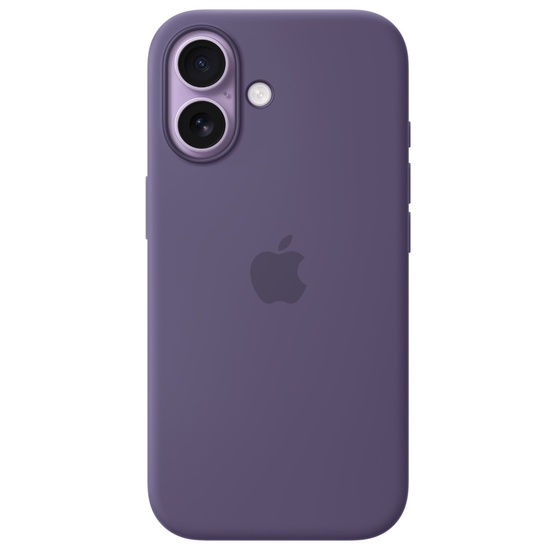 Apple Husa Originala Silicon MagSafe iPhone 17 Purple Fog