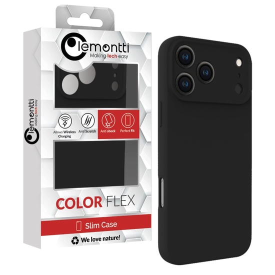 Lemontti Husa Silicon Soft Slim Magsafe iPhone 17 Pro Max Negru