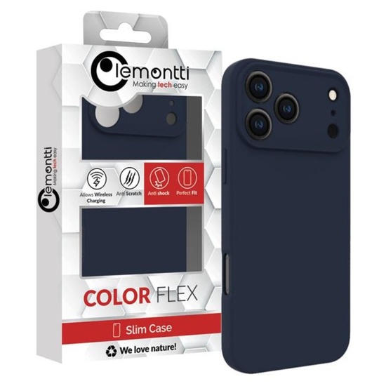 Lemontti Husa Silicon Soft Slim Magsafe iPhone 17 Pro Max Bleumarin