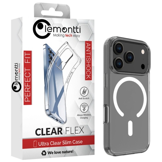 Lemontti Husa Clear Shield Magsafe iPhone 17 Pro Transparent