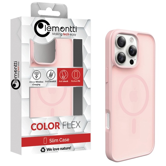 Lemontti Husa EliteGuard Magsafe iPhone 16 Pro Max Roz