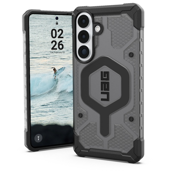 UAG Husa Pathfinder Clear Magnetic Samsung Galaxy S26 Plus Ash/Black