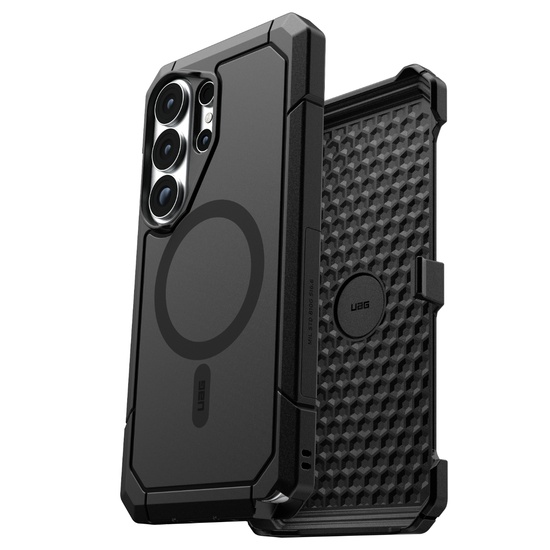 UAG Husa Trooper Magnetic Samsung Galaxy S26 Ultra Black Holster (2 parti: spate + protectie margini)