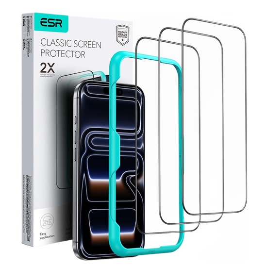 ESR Pachet 3 buc Folie Sticla iPhone 17 Pro Max Black