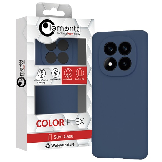 Lemontti Husa Silicon Soft Slim Xiaomi Redmi Note 15 Pro 5G Albastru