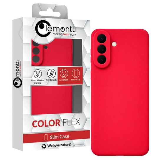 Lemontti Husa Silicon Soft Slim Samsung Galaxy S26 Rosu