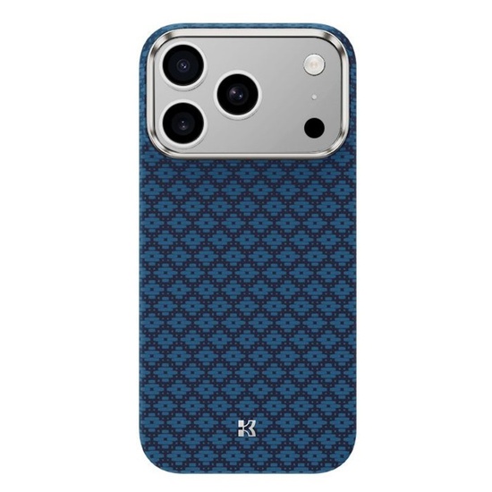 Benks Husa Armor Air Armor Grid Kevlar Magsafe iPhone 17 Pro Max Albastru