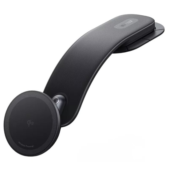 Anker Suport Auto cu Incarcare wireless, Nano, 25W, Fast Charge, prindere bord, rotire 360 grade, ajustabil 45 grade, Negru