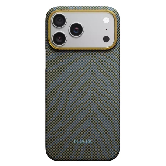 Pitaka Husa Breath of Veins Aramida Magsafe iPhone 17 Pro Dive Green