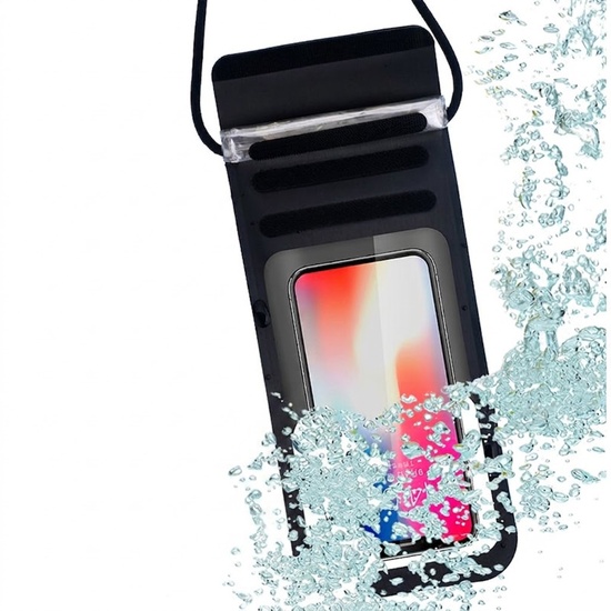 Devia Husa Subacvatica compatibila cu dispozitive pana la 7 inch, IPX8, Negru